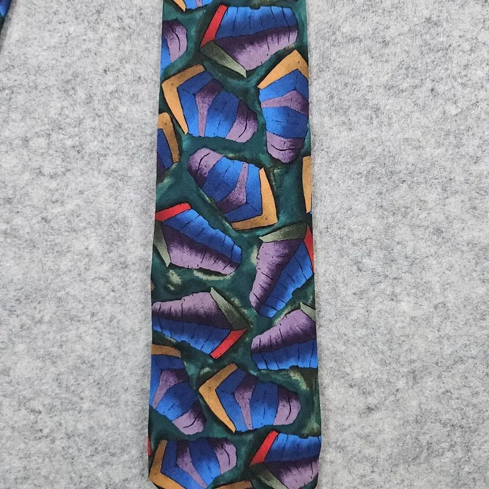 Jerry J Garcia Silk Neck Tie COLORFUL Abstract 57x4 Inches Grateful Dead Classic